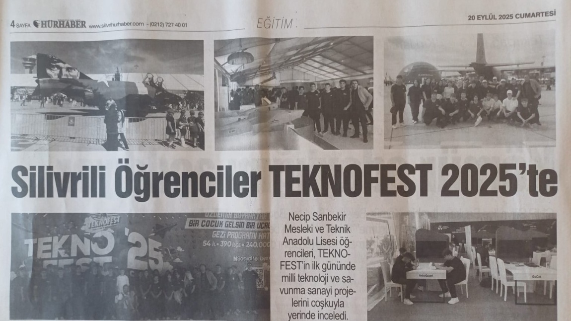 TEKNOFEST GEZİMİZ YEREL BASINDA